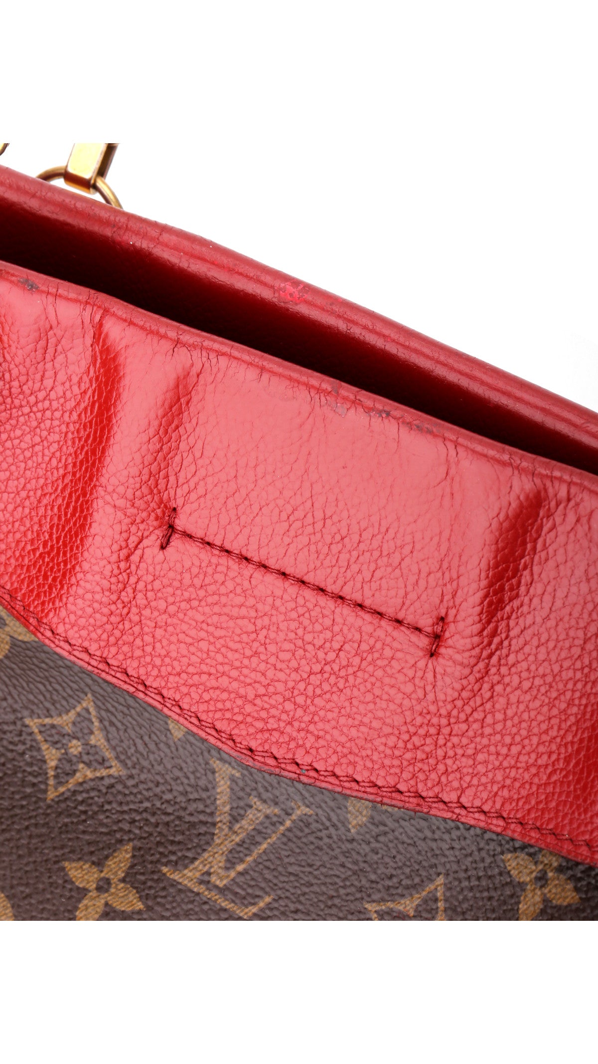 Louis Vuitton Cerise Monogram Chain Shopper Bag - Brown