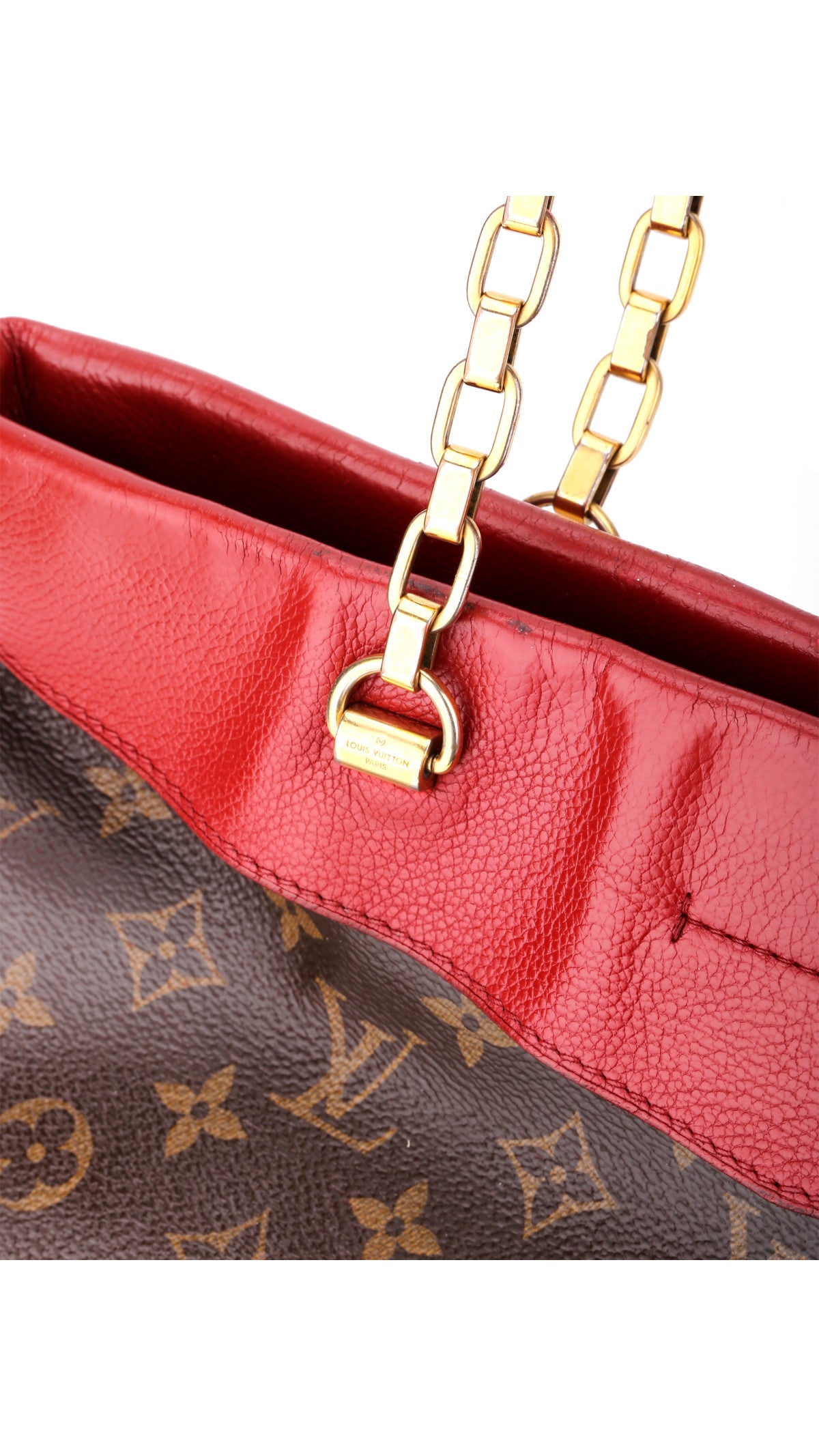 Louis Vuitton Cerise Monogram Chain Shopper Bag - Brown