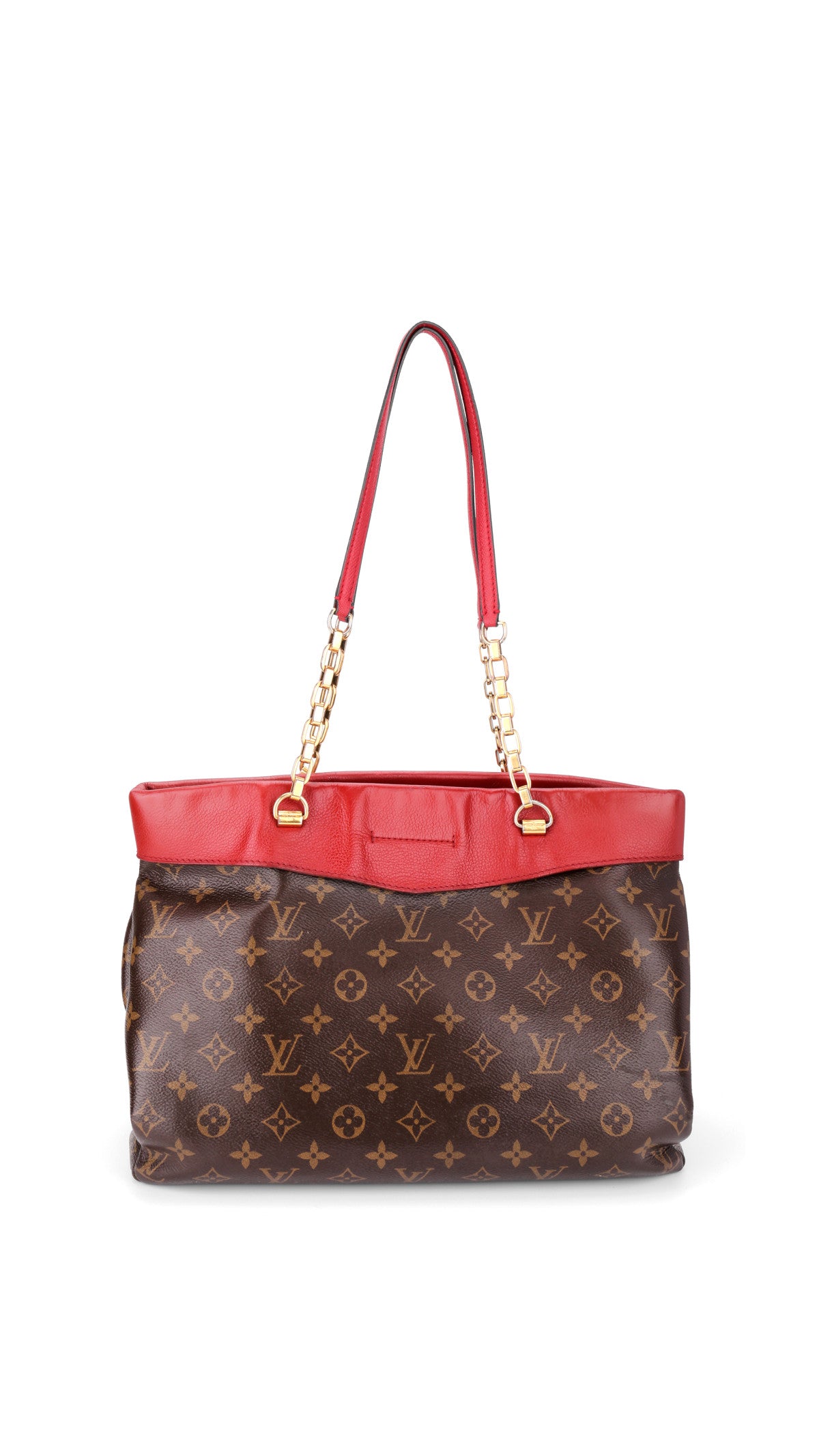 Louis Vuitton Cerise Monogram Chain Shopper Bag - Brown