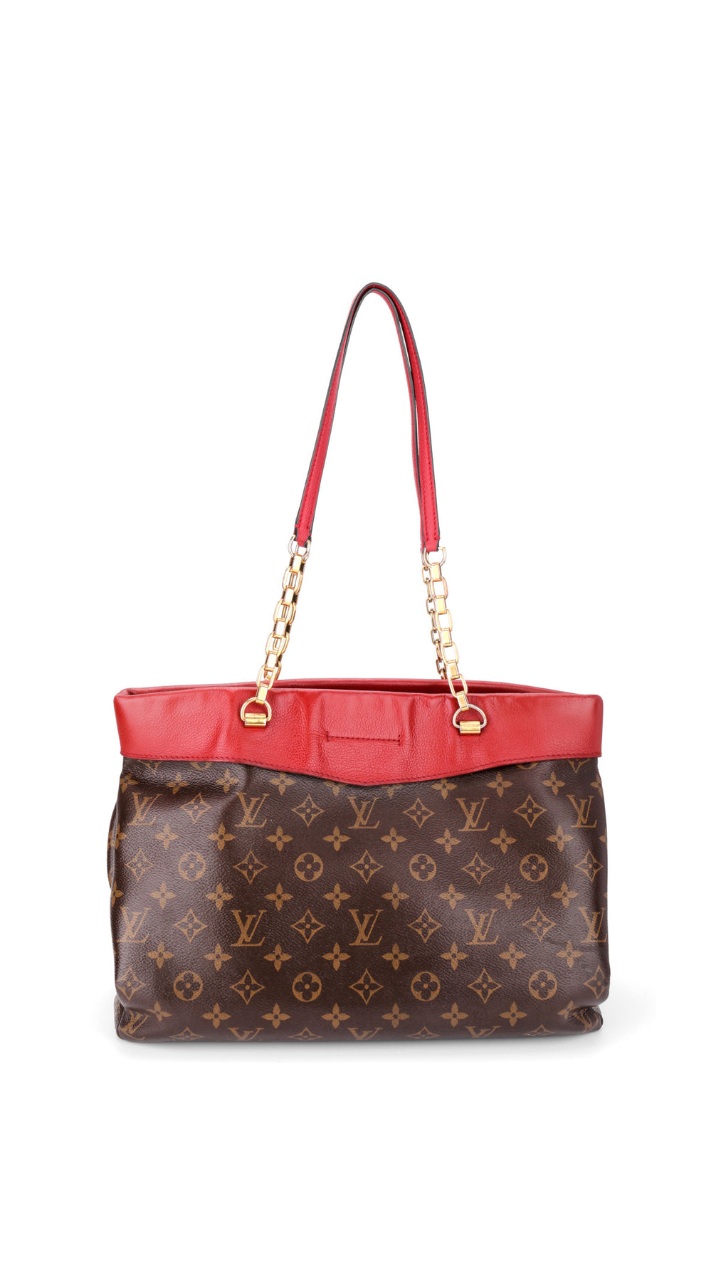 Louis Vuitton Cerise Monogram Chain Shopper Bag - Brown