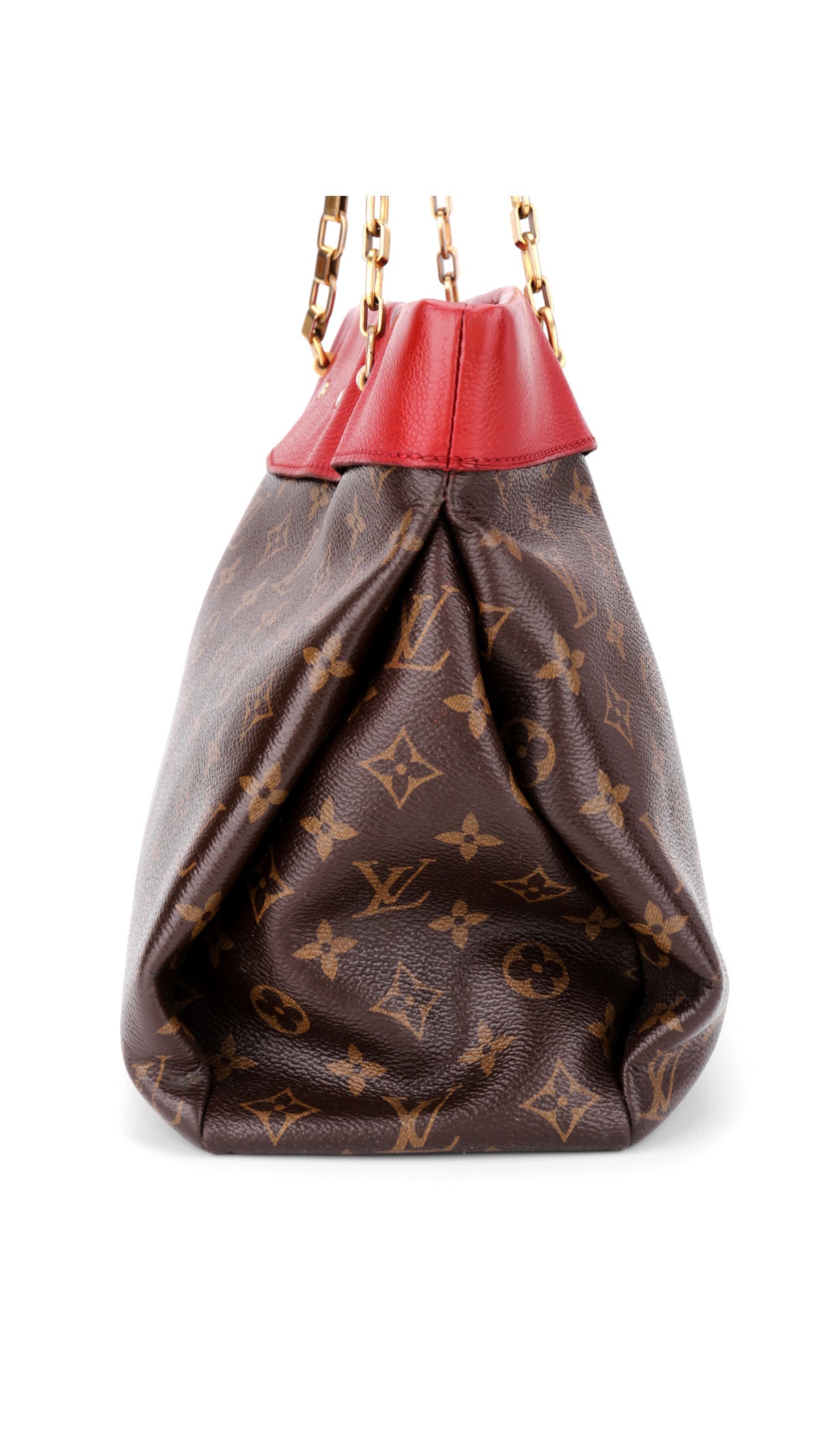 Louis Vuitton Cerise Monogram Chain Shopper Bag - Brown