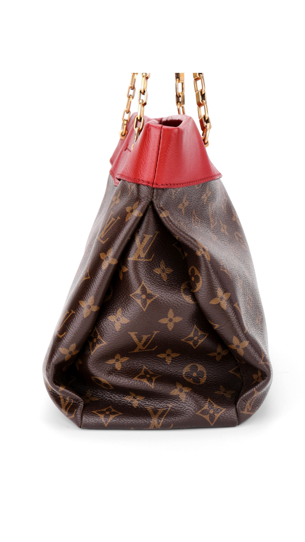 Louis Vuitton Cerise Monogram Chain Shopper Bag - Brown