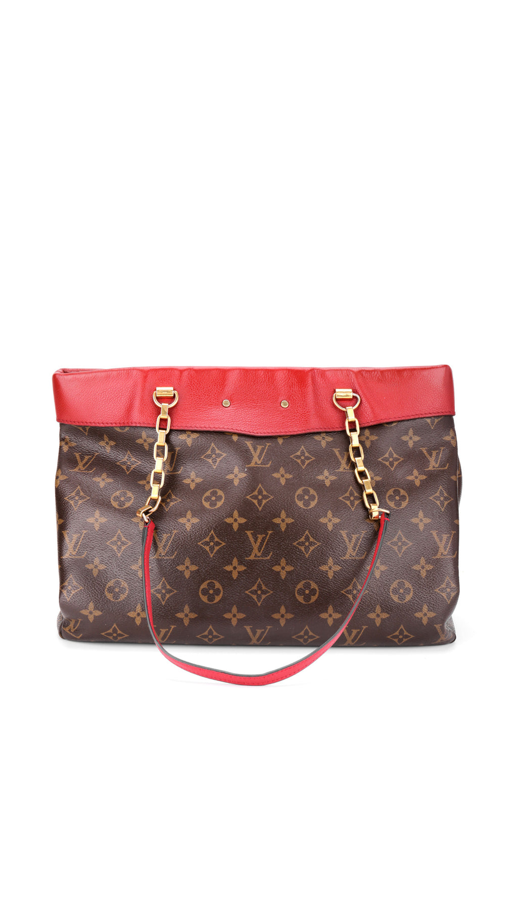 Louis Vuitton Cerise Monogram Chain Shopper Bag - Brown