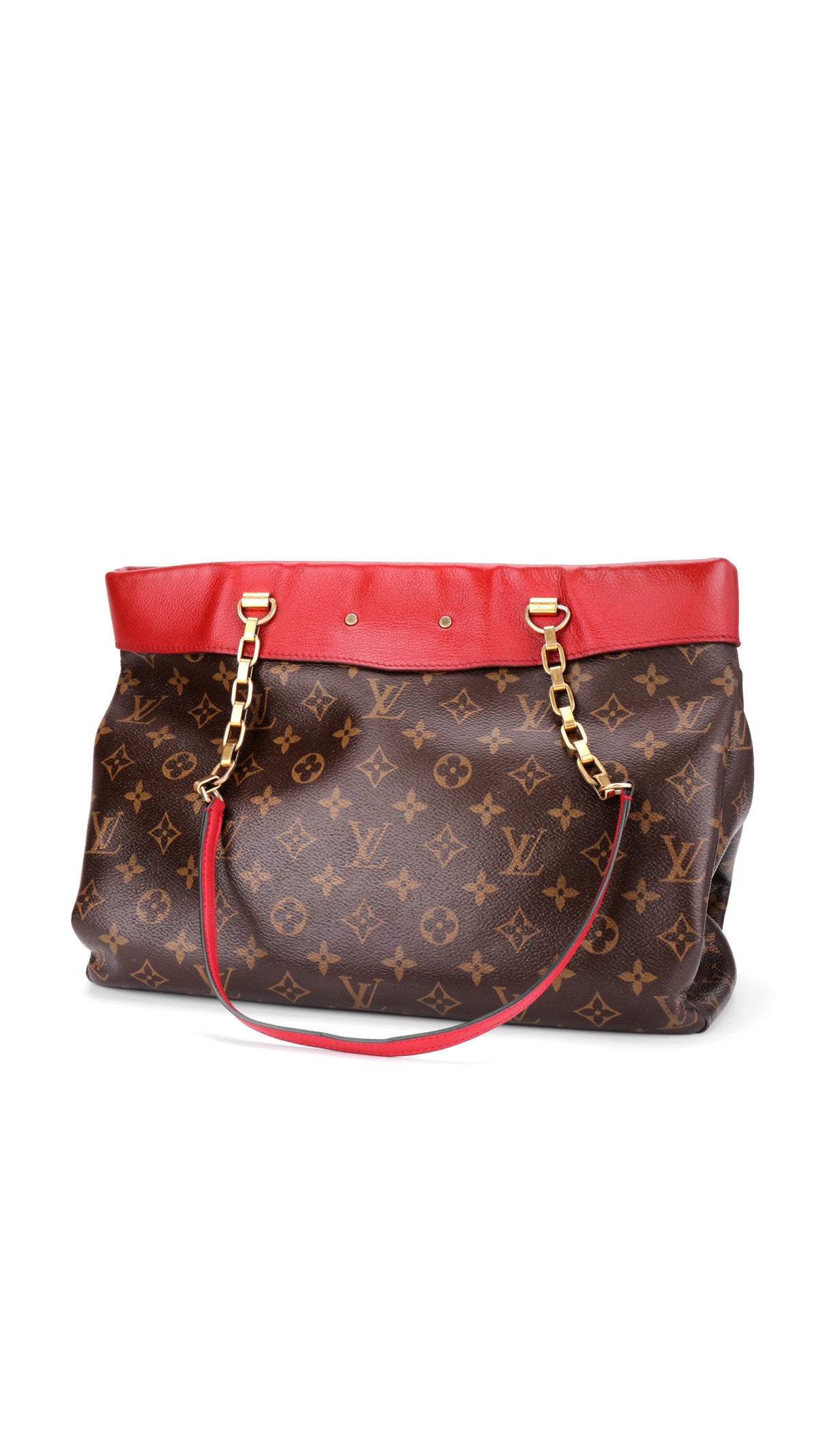 Louis Vuitton Cerise Monogram Chain Shopper Bag - Brown