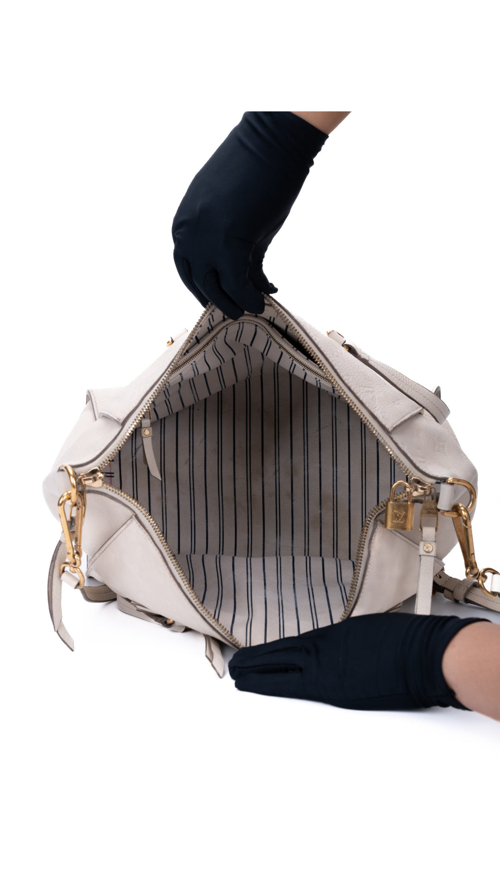 Louis Vuitton Empreinte Lumineuse Tote Bag - Cream