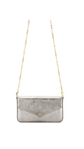 Louis Vuitton Félicie Pochette Monogram Vernis Bag - Silver