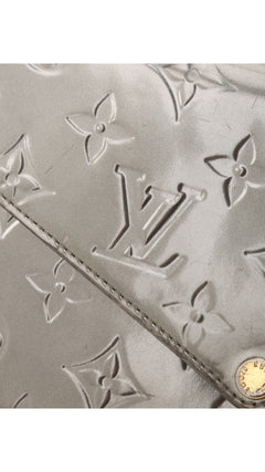 Louis Vuitton Félicie Pochette Monogram Vernis Bag - Silver