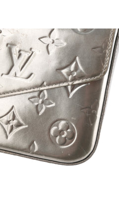 Louis Vuitton Félicie Pochette Monogram Vernis Bag - Silver