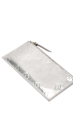 Louis Vuitton Félicie Pochette Monogram Vernis Bag - Silver