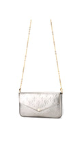 Louis Vuitton Félicie Pochette Monogram Vernis Bag - Silver
