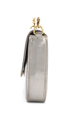 Louis Vuitton Félicie Pochette Monogram Vernis Bag - Silver