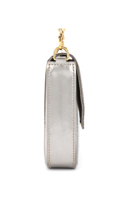 Louis Vuitton Félicie Pochette Monogram Vernis Bag - Silver