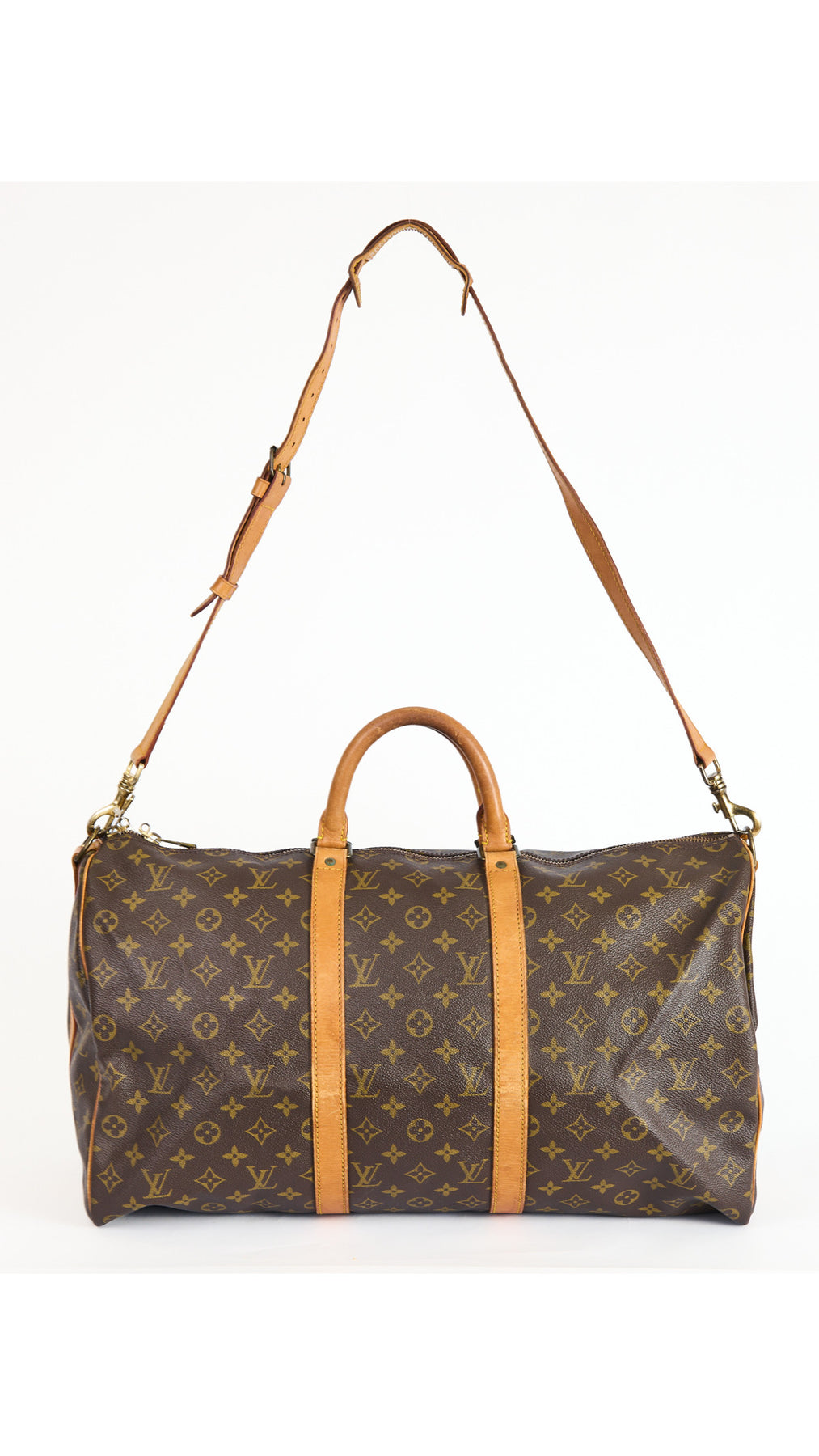 Louis Vuitton Keepall 50 Monogram Bag - Brown