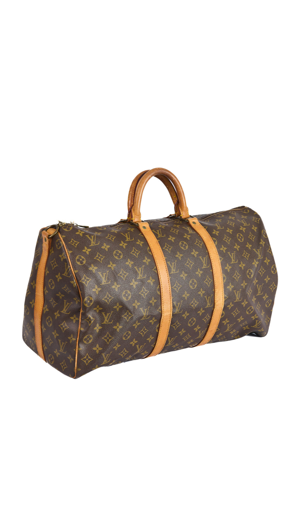 Louis Vuitton Keepall 50 Monogram Bag - Brown