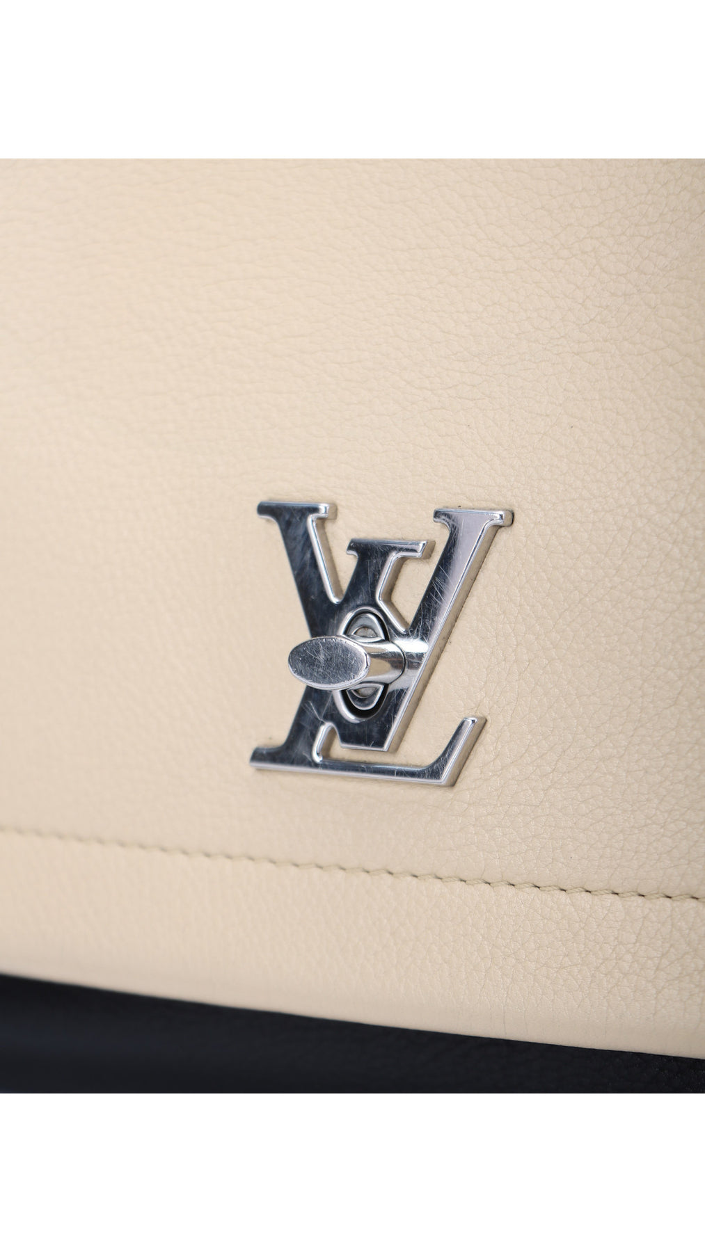 Louis Vuitton Lockme Shoulder Bag - Beige/Black