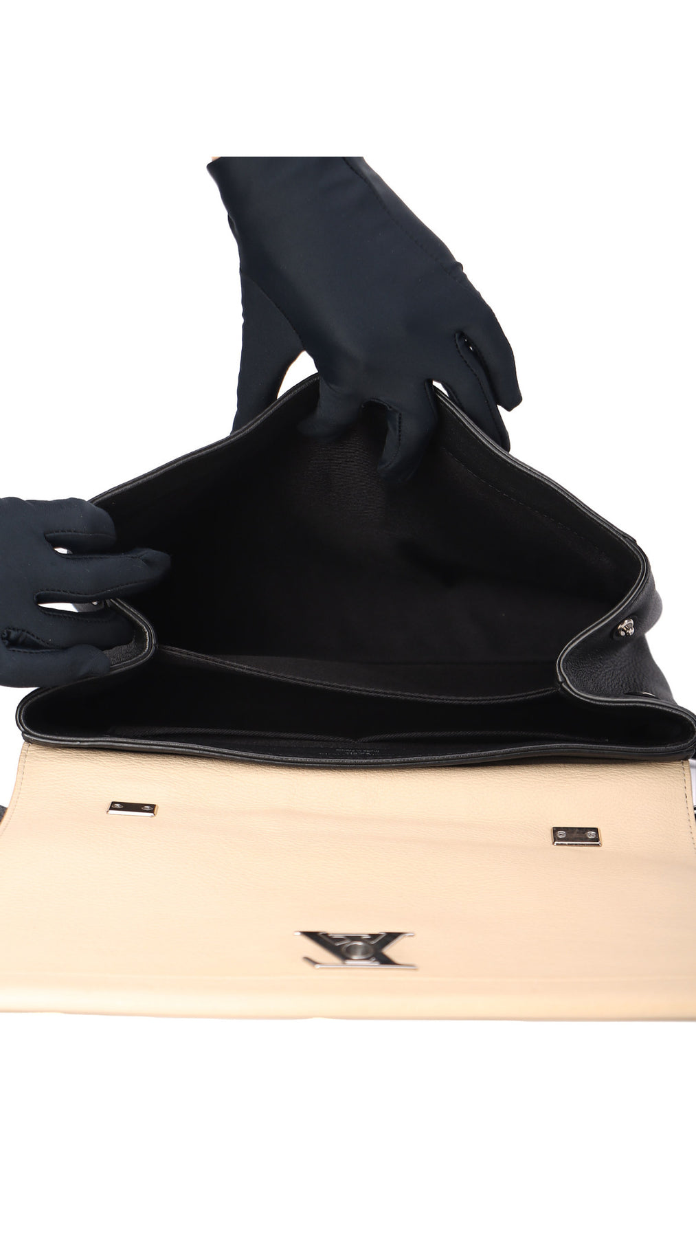 Louis Vuitton Lockme Shoulder Bag - Beige/Black