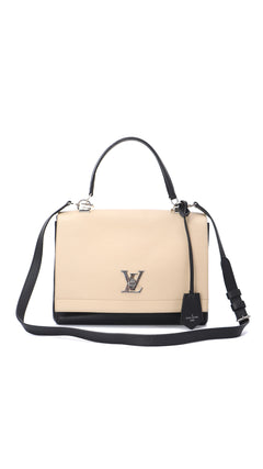 Louis Vuitton Lockme Shoulder Bag - Beige/Black