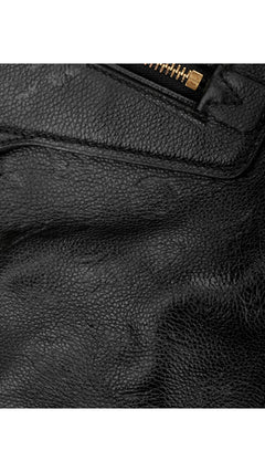 Louis Vuitton Monogram Empreinte Lumineuse Tote Bag - Black