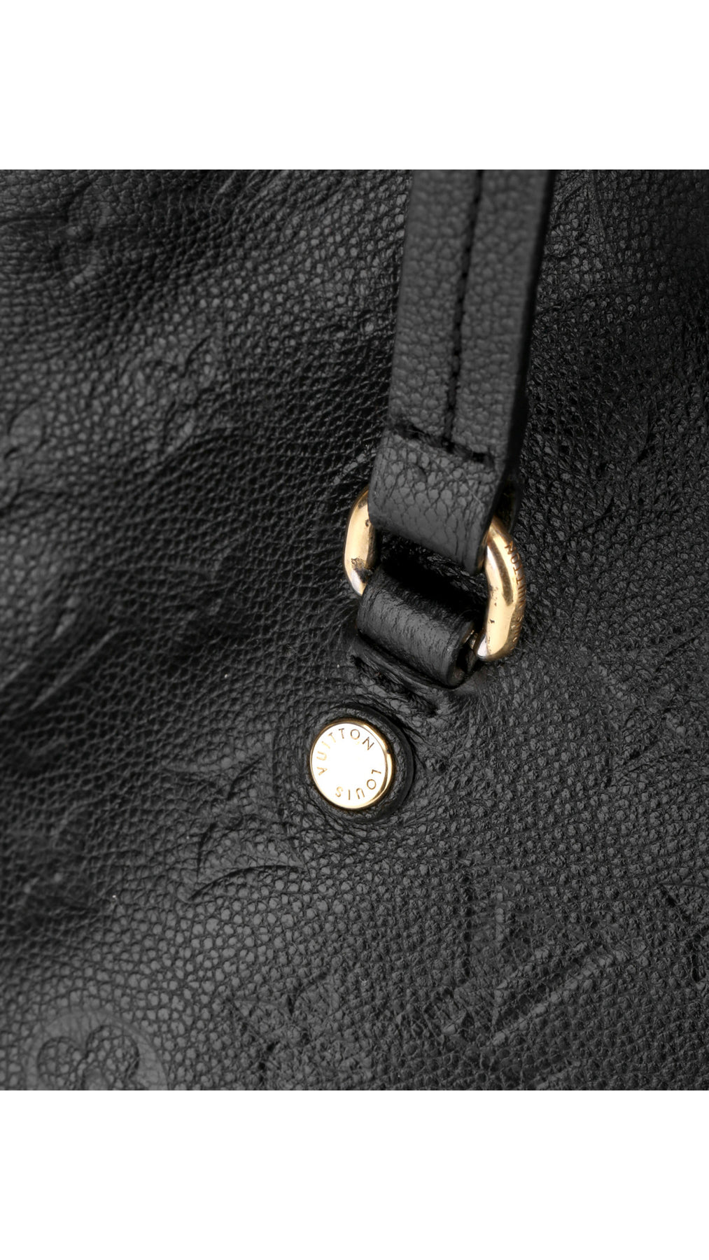 Louis Vuitton Monogram Empreinte Lumineuse Tote Bag - Black