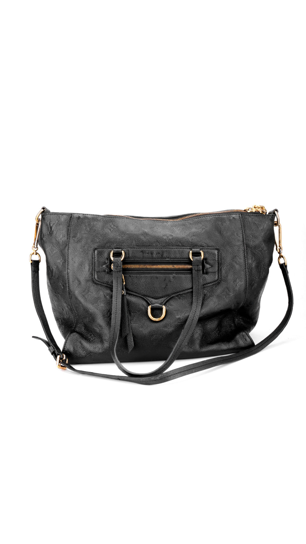 Louis Vuitton Monogram Empreinte Lumineuse Tote Bag - Black