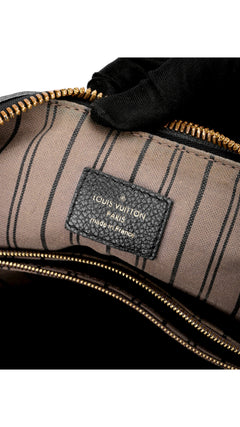 Louis Vuitton Monogram Empreinte Lumineuse Tote Bag - Black