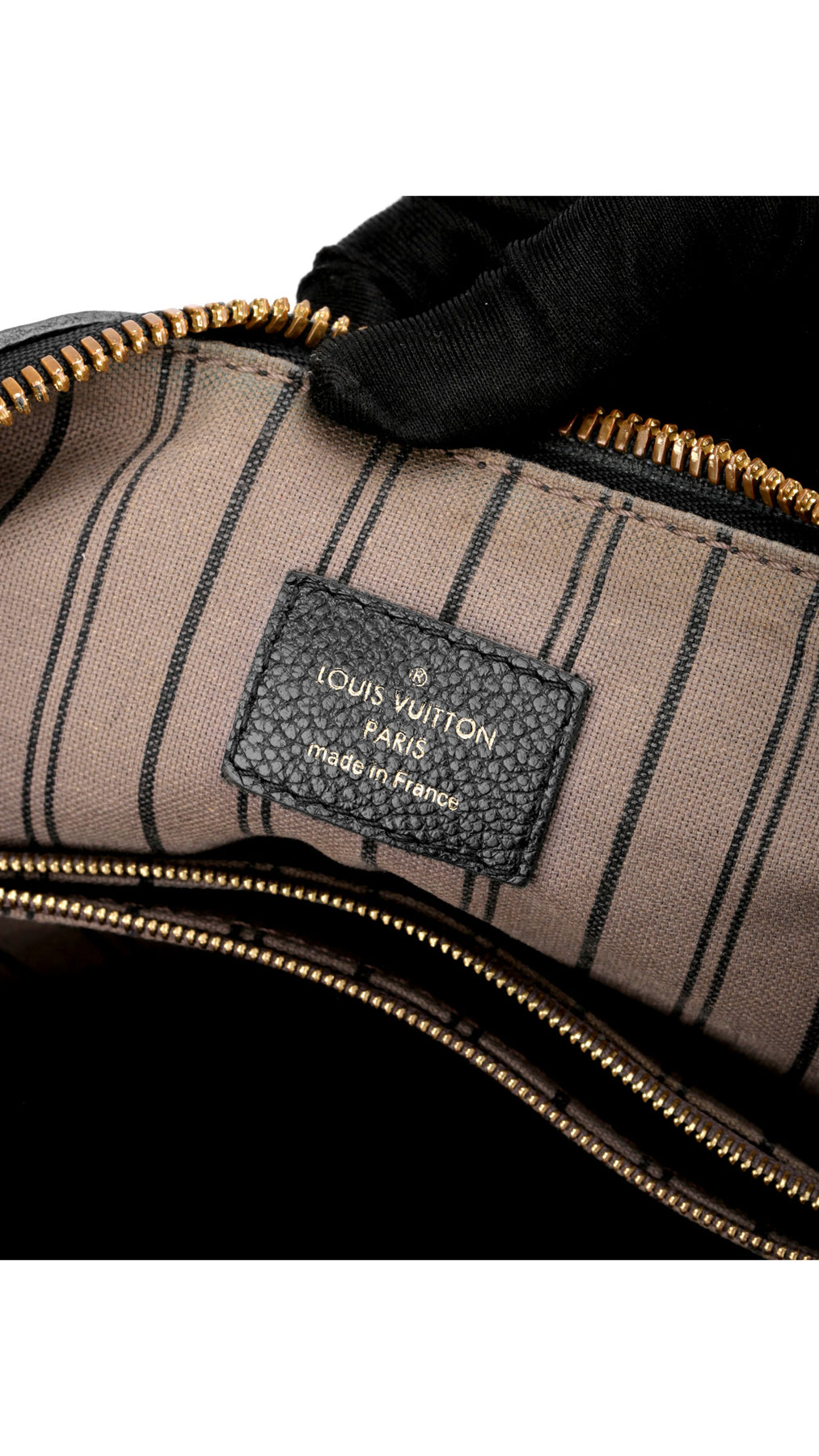Louis Vuitton Monogram Empreinte Lumineuse Tote Bag - Black