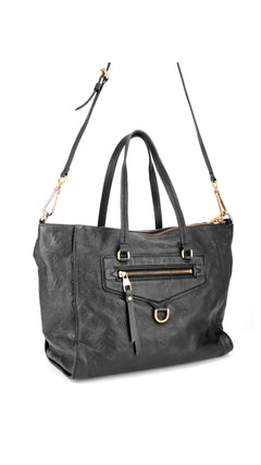 Louis Vuitton Monogram Empreinte Lumineuse Tote Bag - Black