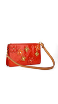 Louis Vuitton Monogram Vernis Flowers Shoulder Bag - Orange Red