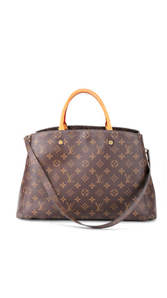 Louis Vuitton Montaigne Gm Monogram - Brown