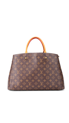 Louis Vuitton Montaigne Gm Monogram - Brown