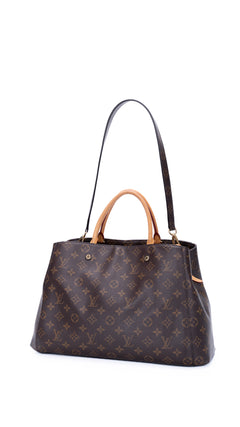 Louis Vuitton Montaigne Gm Monogram - Brown