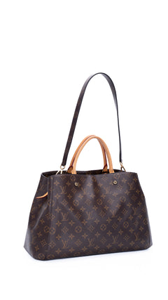Louis Vuitton Montaigne Gm Monogram - Brown