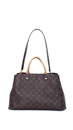 Louis Vuitton Montaigne Gm Monogram - Brown