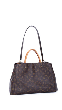 Louis Vuitton Montaigne Gm Monogram - Brown