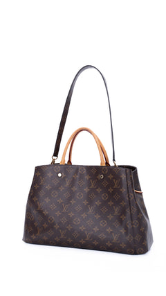 Louis Vuitton Montaigne Gm Monogram - Brown