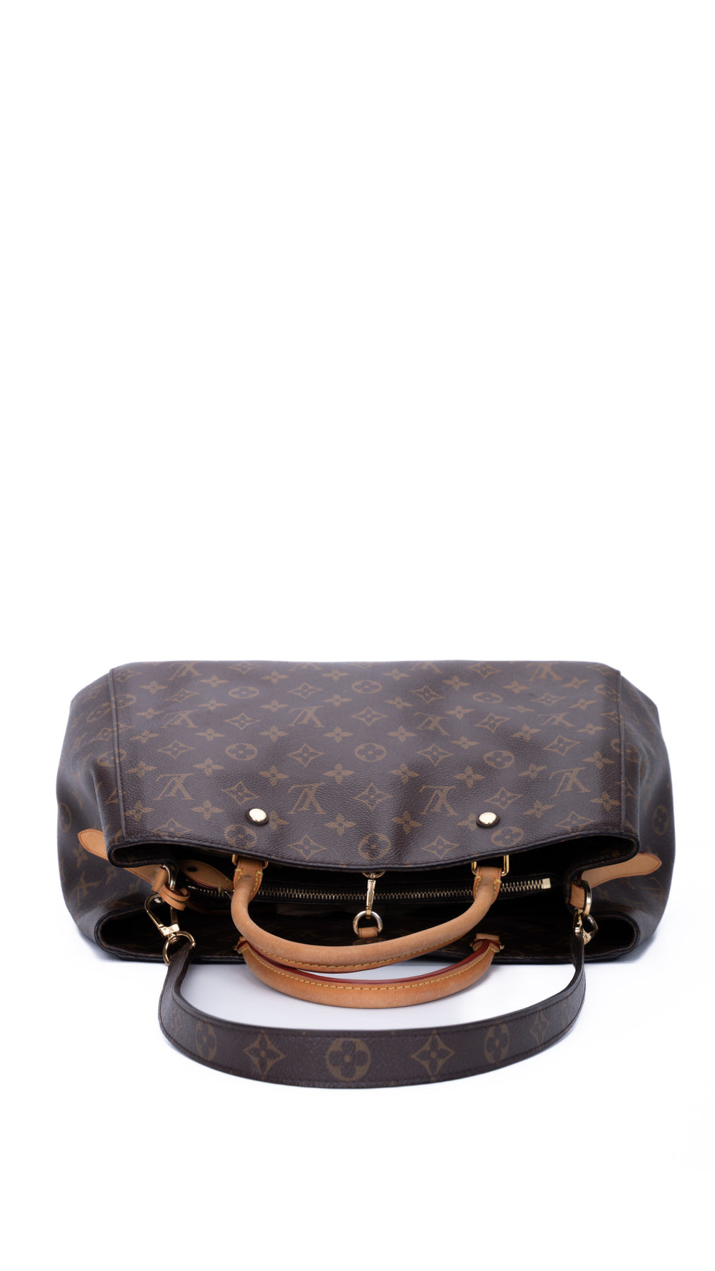 Louis Vuitton Montaigne Gm Monogram - Brown