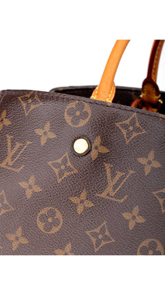 Louis Vuitton Montaigne Gm Monogram - Brown