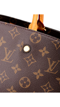 Louis Vuitton Montaigne Gm Monogram - Brown