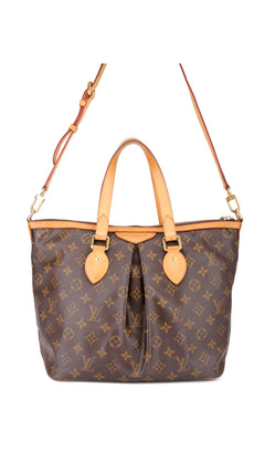Louis Vuitton Palermo Pm Monogram Shoulder Bag - Brown