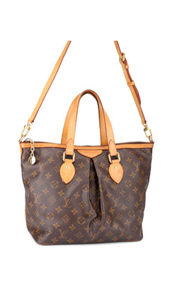 Louis Vuitton Palermo Pm Monogram Shoulder Bag - Brown
