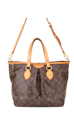 Louis Vuitton Palermo Pm Monogram Shoulder Bag - Brown