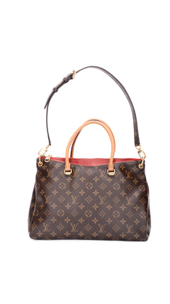 Louis Vuitton Pallas Monogram Cerise Shoulder Bag - Brown