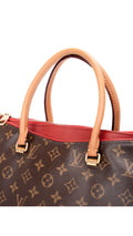 Louis Vuitton Pallas Monogram Cerise Shoulder Bag - Brown