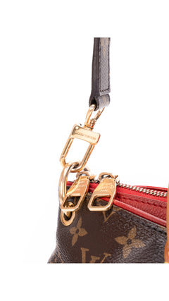 Louis Vuitton Pallas Monogram Cerise Shoulder Bag - Brown