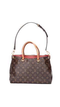 Louis Vuitton Pallas Monogram Cerise Shoulder Bag - Brown