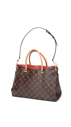 Louis Vuitton Pallas Monogram Cerise Shoulder Bag - Brown