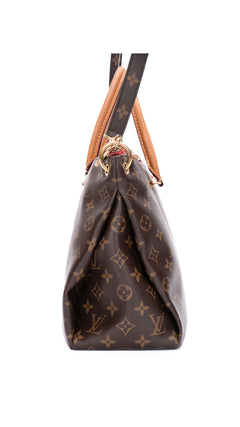 Louis Vuitton Pallas Monogram Cerise Shoulder Bag - Brown