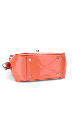 Louis Vuitton Pasadena Patent Shoulder Bag - Orange