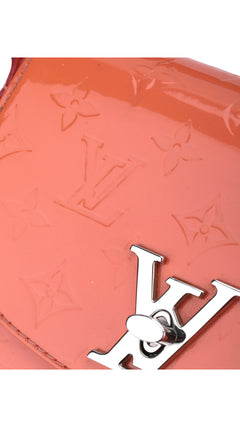 Louis Vuitton Pasadena Patent Shoulder Bag - Orange