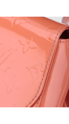 Louis Vuitton Pasadena Patent Shoulder Bag - Orange